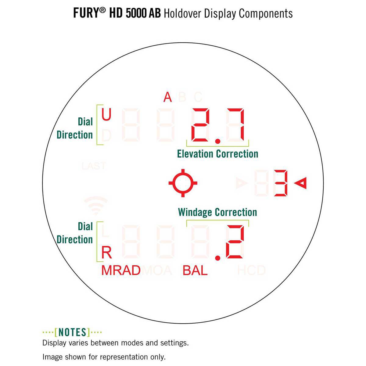 Fury HD 5000 10x42 Bino LRF w/ AB